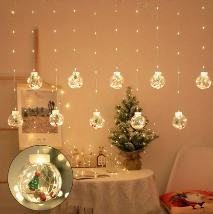 Cortina intercalada Bolas 3 metros