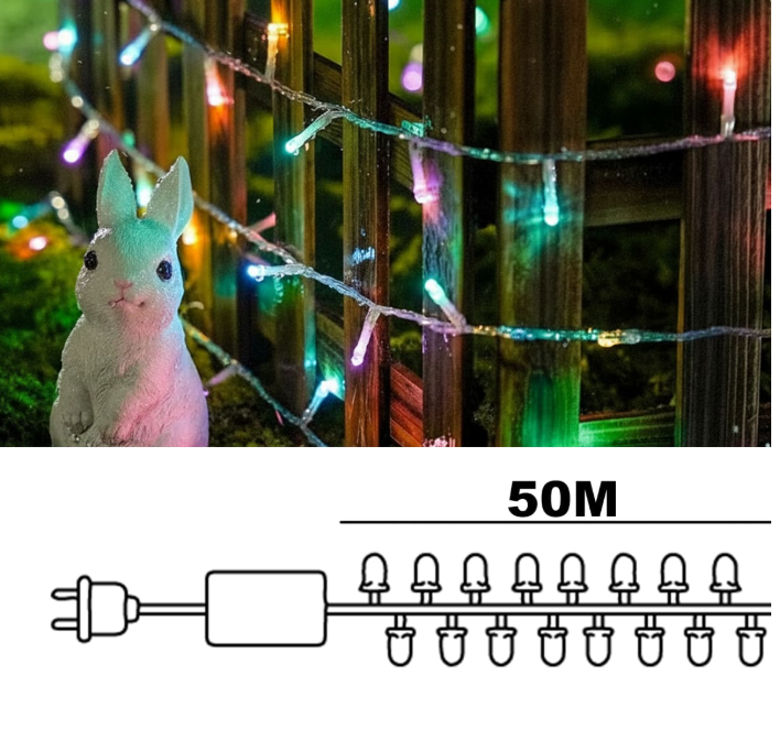 Luz Lineal Navideña 50M 480 LED 1510A