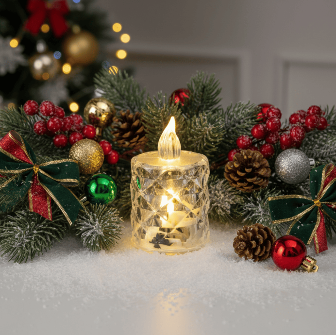 Set x3 Velas LED Cristal Pequeñas SVD02