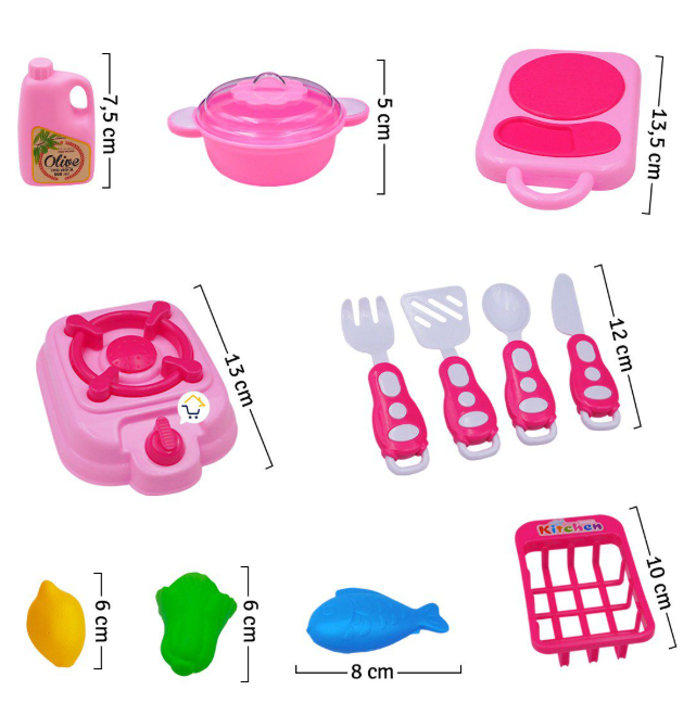 Cocina Accesorios Chef Juguete Didáctico Infantil 11855
