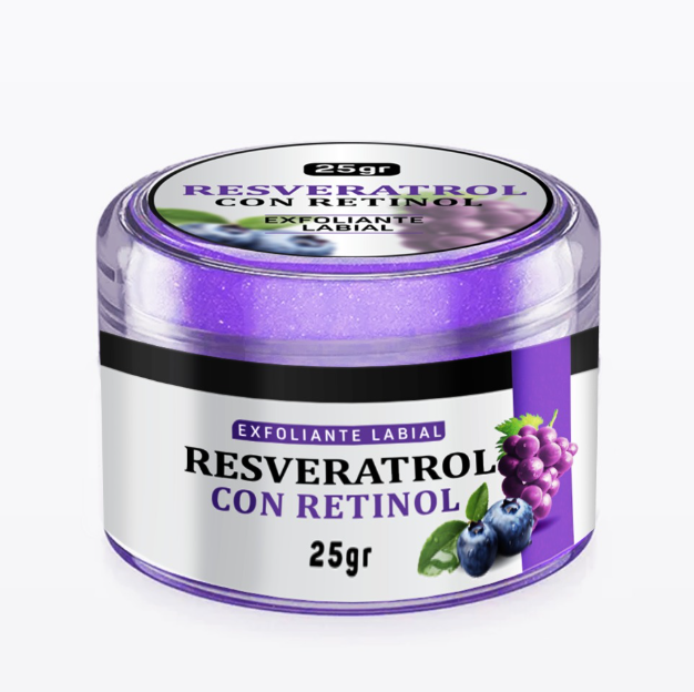 PROTEIN RESVERATROL MORA CON COLAGENO Y EXFOLIANTE