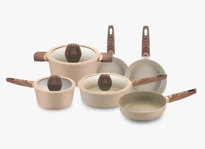 Set de ollas en mármol de 9 piezas PARÌS