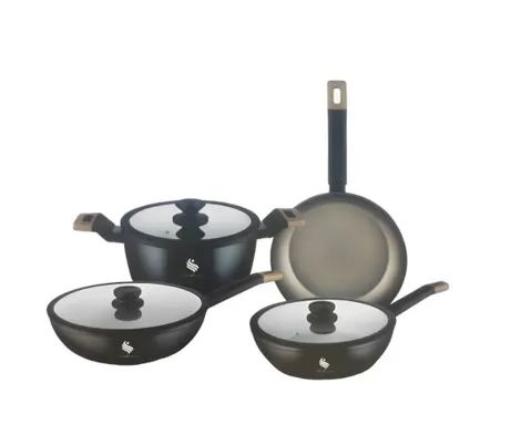 Set de ollas en mármol de 7 piezas TOKIO