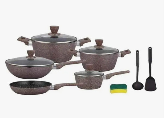 JUEGO DE OLLAS 12 PCS TORNADO JYB-12